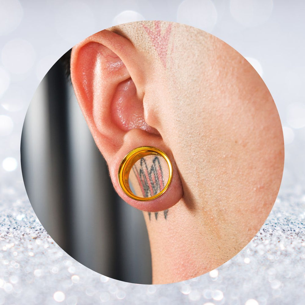 Gauged Ear Piercing Mr. Inkwells Tattoos and Piercings