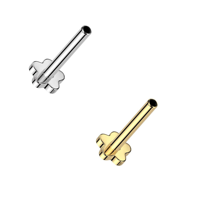 Titanium Threadless Flat Back Replacement Backing