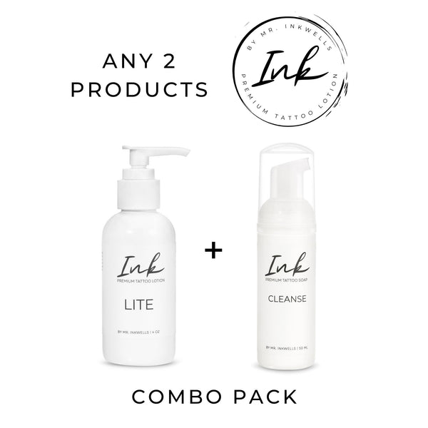 Ink Premium Tattoo Aftercare Lotion and Soap Combo Tattoo Aftercare Pack