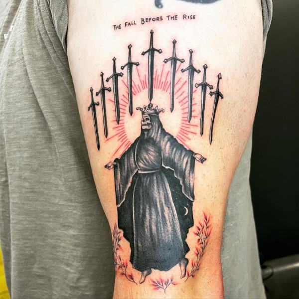 Nine of Swords Tattoo