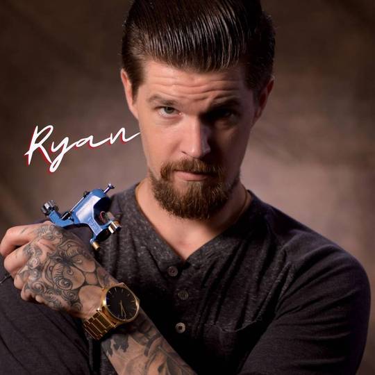 Ryan Script Tattoo Artist Mr. Inkwells