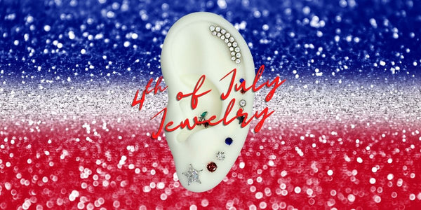 4th of July Piercing Jewelry