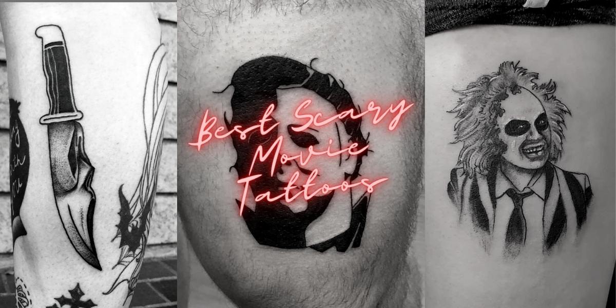 21 Simple Horror Tattoos