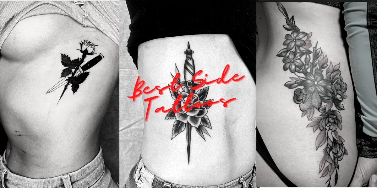 29 Stunning Feminine Flower Tattoos For Girls To Get Inking For Side Boob -  Psycho Tats