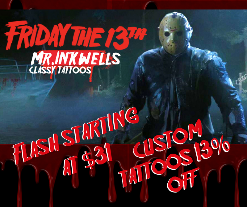 Join us for the Biggest Tattoo Day of the Year! ( Your Guide to Friday the 13th)