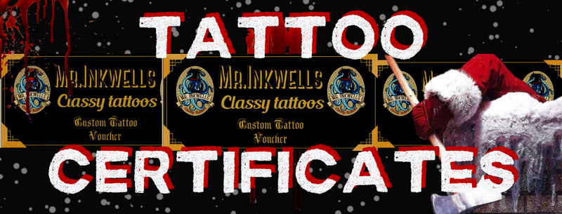 Tattoo Gift Certificates From Mr. Inkwells!