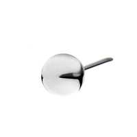 Classic 14K Gold Threadless 2mm Ball Earring with Titanium Flat Back Earring