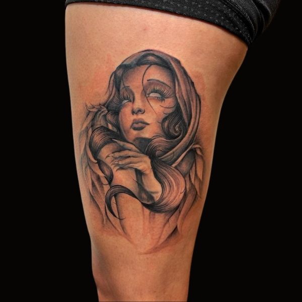 Black and Gray Tattoo Georgie Tattoo Artist Mr. Inkwells