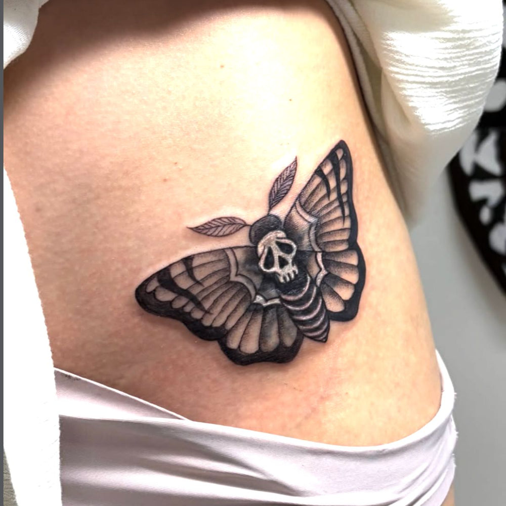 Death Moth Tattoo