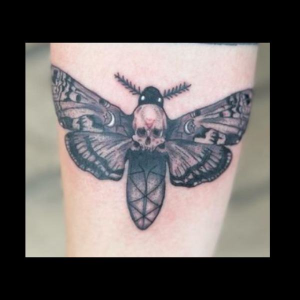 Deathhead Moth Tattoos