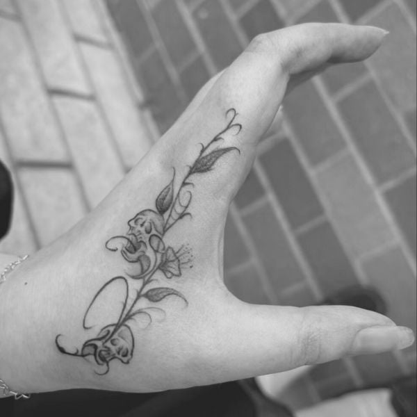 Fine Line Hand Tattoo Georgie Tattoo Artist Mr. Inkwells