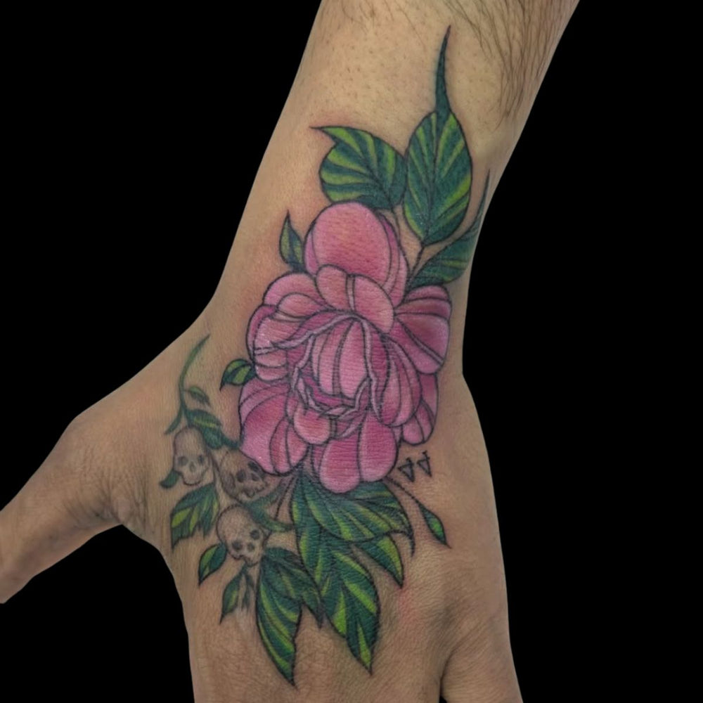 Color Flower Tattoo