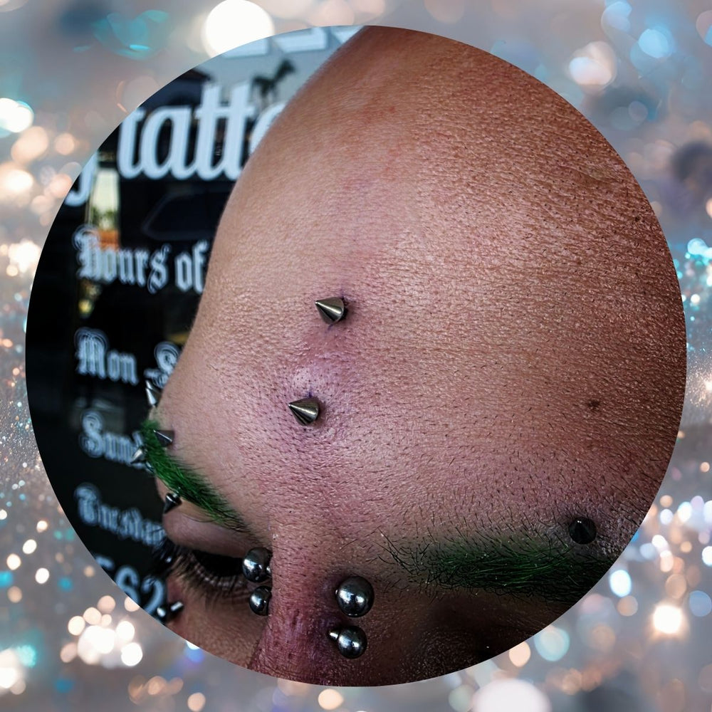 Forehead Surface Piercing