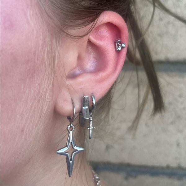 Helix Piercing Asia Piercing Artist Mr. Inkwells