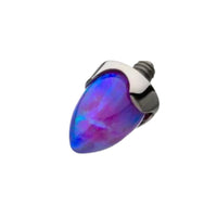 Titanium 14G Opal Spike Top