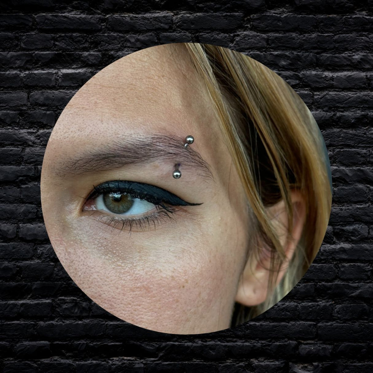 Titanium Internally Threaded Curved Barbell