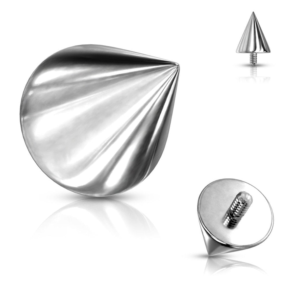 Threaded Titanium End Internally Threaded Titanium Replacement Spike End – MrInkwells