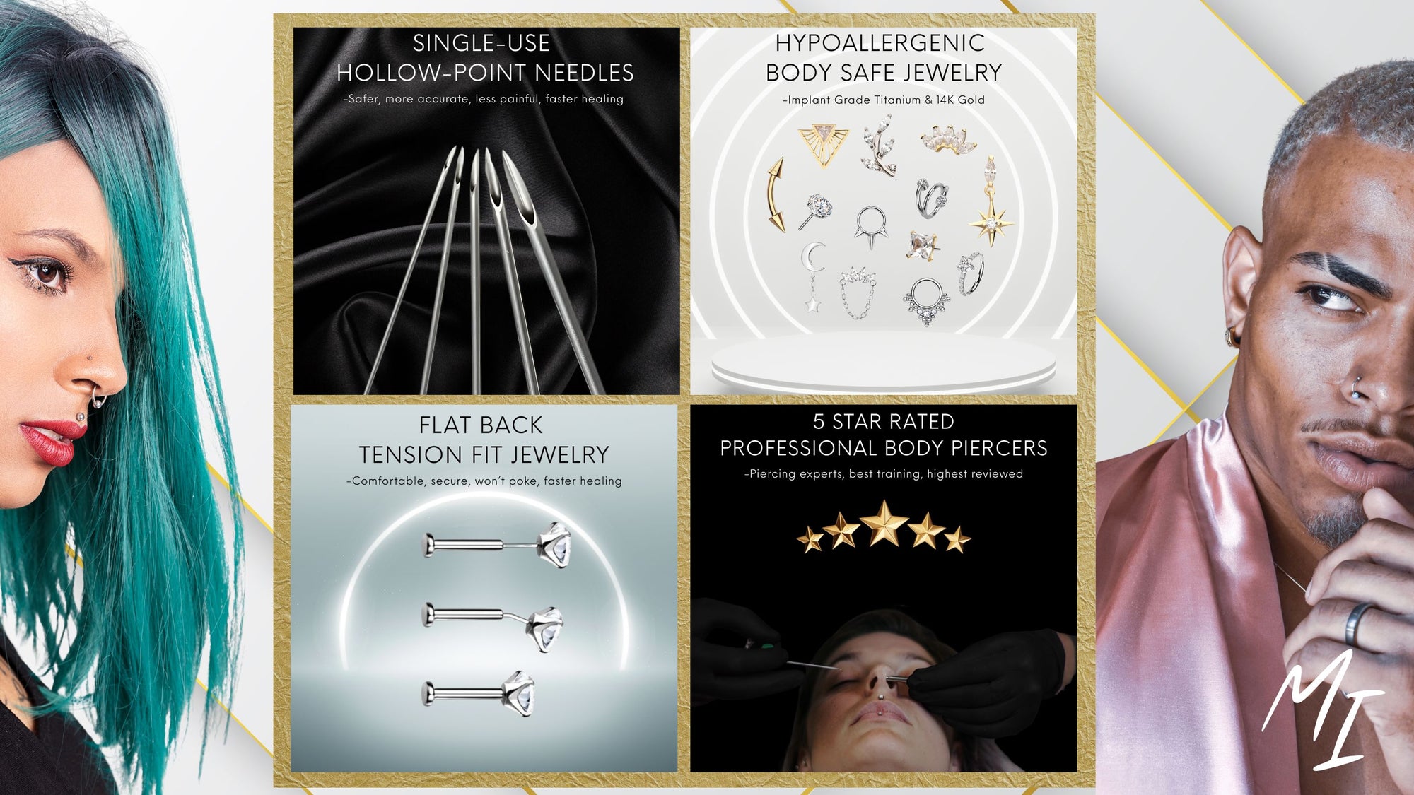 Mr. Inkwells Piercing Studio Single Use Needle Best Body Jewelry Best Place To Get Your Piercing In California