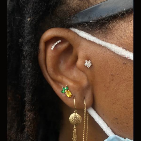 Second Lobe Piercing Mr. Inkwells Tattoo  and Piercing Shop
