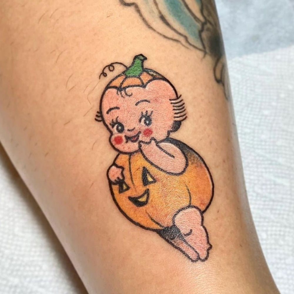 Traditional Kewpie Halloween Tattoo Mr. Inkwells Tattoo Shop