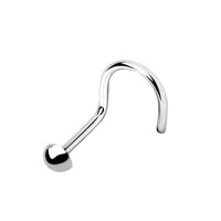 Titanium Nostril Corkscrew