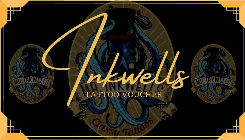 Mr Inkwells Flash Tattoo Voucher Tattoo Gift Cared La and OCs Best Tattoo shop Front